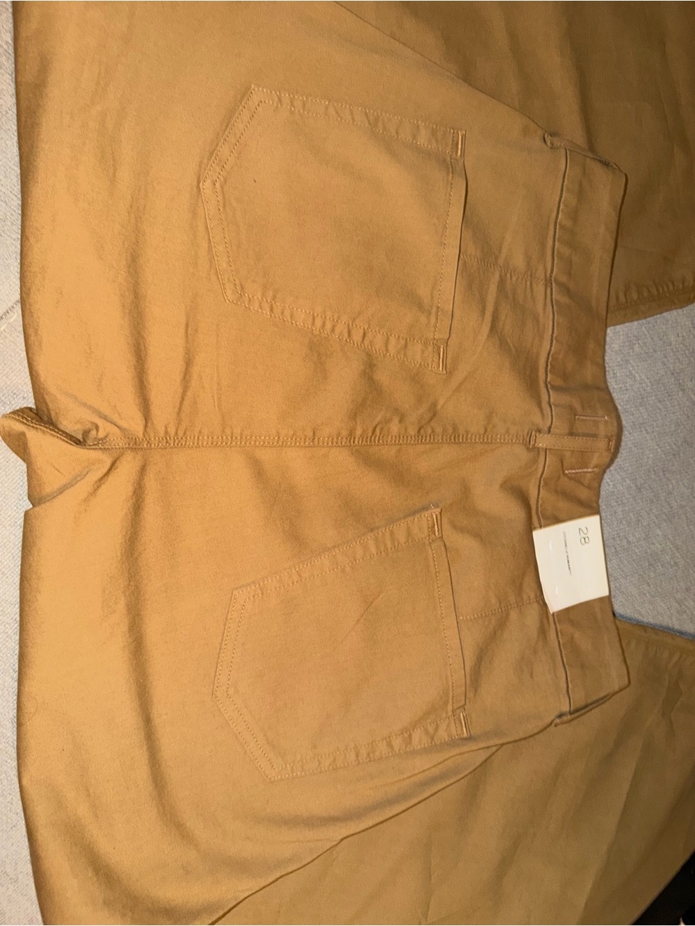 Wide-Leg High-Waist Pants in Tan, PANTALONES PLISADOS PETRA - Picture 12 of 12